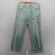 American Eagle Jeans Mens 30x30 Blue Light Rugged Wash Bootcut Classicore