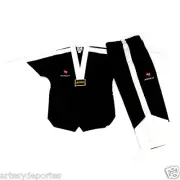 Tae Kwon Art V Neck Hero Uniform Dobok Gi Taekwondo Martial Arts TKD WTF KTA New