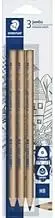 Staedtler Natural Jumbo Triangular HB Graphite Pencils (Pack of 3)