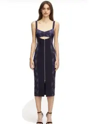 Alice McCall Loveland Midi Dress Blue Size 14