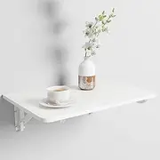 Wall-Mounted Drop-Leaf Table, Folding Kitchen & Dining Table Desk, High Density Board Children Table,Home Office Table Desk Workstation Computer Desk,Trestle Desk