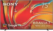"Sony 75"" BRAVIA 7 4K Mini-LED Google TV 24"