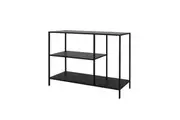 Levede 3-Tier Console Table Black