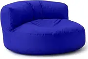 Outdoor Waterproof Bean Bag Cover No Filler Bean Bag Chair, Bean Bag Sofa Pool Floating Bean Bag Garden Beach Swimming Pool Floating Beanbag Pouf Chair Kids Adults(Dark Blue)