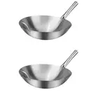 Stainless Steel Frying Pan Wok Pan Stainless Steel Frying Pan Chinese Wok