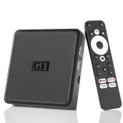 Kinhank G1 Android 11.0 TV Box with Netflix 4K Google Certified Amlogic S905X4 4+32G WiFi6 Support BT5.0 Dolby Audio/Dol