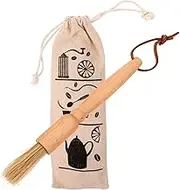 Holibanna Coffee Machine Cleaning Brush Handle Coffee Grinder Cleaning Tool for Grounds Removal Comfortable Material for Home Kitchen Use