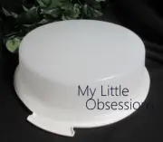 Vintage Tupperware 10" Round Pie / Single Layer Cake Taker Carrier with Speckled