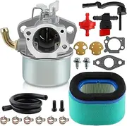 Carbhub 591925 Carburetor for Briggs and Stratton 698479 693518 698475 591925 Engine Motor Powered Chipper/Shredder Craftsman Garden Tiller with Air Filter Fuel Hose Replace 591925