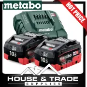 Metabo Battery Twin Pack 18v 10Ah & Charger ASC 55 12-36v AU62738110