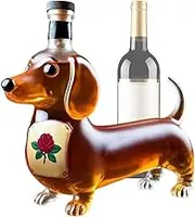 Dachshunds Dog Whiskey Bottle, Dachshunds Dog Shaped Whiskey Glass, Shaped Glass, Red Wine Decanter for Lovers Lovers