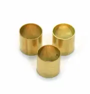 EP-0220-008 3 Brass Pot Knob Adapter Sleeves Guitar/Bass Potentiometer Hardware