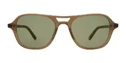Garrett Leight DOC SUN MC/SFGRN Men's Sunglasses Brown Size 51