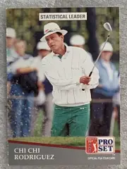CHI CHI RODRIGUEZ PGA TOUR PRO SET STATISTICAL LEADER GOLF CARD #272
