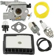 XXUMKL Fit for Echo CS3000 CS3400 Chainsaw A021000231 A021000760 WT-589-1 with Air Filter Gasket Fuel Filter Fuel Line Carburetor