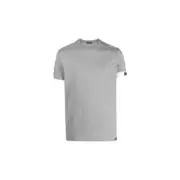 DSQUARED2 Cotton Bold Tape Logo Grey T-Shirt