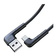 Phone Cable REMAX Type-C 2.1A Fast Charge Data Cable 90° elbow design Samsung Black
