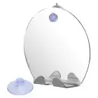 Fogless Shower Mirror Round Shape Anti Fog Wall Hanging Bathroom Shaving Mir GOF