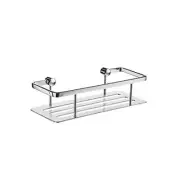 Smedbo Sideline Rectangular Soap Basket Solid Brass Base