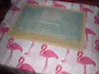 NIP QUEEN SHEET SET PINK FLAMINGOS "by the seashore" 1 FITT 1 FLAT 2 STD PILLOW