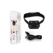 Rechargeable Dog Citronella Anti Bark Spray Collar Training Stop Barking Humane