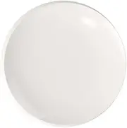 [Villeroy & Boch] NewMoon, Modern Plate for Breakfast, Brunch, Cake or Dessert, Made of Premium Porcelain, Dishwasher Safe, White, 24 cm