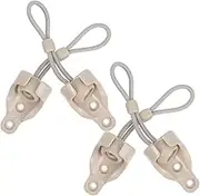 SEWACC 4Set Outdoor Roller Shade Replacement Parts Kit Bungee Cords with Balls for Roller Blinds Tool Installation Wind Resistant Design for Sun Shades