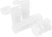 Yardwe Fishing Bait Trap Cage 10pcs Plastic Fishing Lure Basket Portable Bait Holder