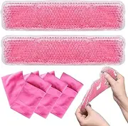 Reusable Perineal Cooling Pad for Postpartum & Hemorrhoid Pain Relief, Hot Cold Packs Women After Pregnancy and Delivery, 2 Ice Pack 3 Cover (Pink)