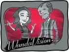 Marvel WandaVision Wanda & Vision 60's Throw Blanket 45"x 60" Soft Plush Throw