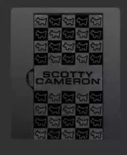 Scotty Cameron Scotty Dog Checkered Golf Towel Black Gray Valentine's Day