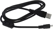 [eMagTech] USB Camera Transfer Data Sync Charger Charging Cable Cord 1 Meter Compatible with Panasonic Lumix DMC-TZ60 and TZ61 Black