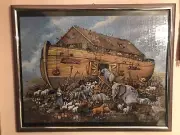 Noah’s ark Religious Framed 500 Pc Puzzle Ruane Manning artwork Bits And Pieces