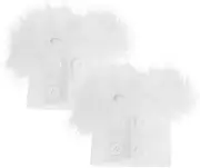 [ROMANSENTIAL] 1 Pair of Faux Fur Wrist Cuffs Winter Furry Arm Warmers Fuzzy Cuff Warmers Plush Arm Sleeves Covers Fluffy Wrist Warmers