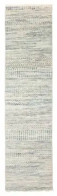 Vintage Hand-knotted Runner Rug 2'6" x 9'8" Traditional Carpet