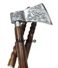 New Axe Head Handle Walking Stick Wooden Men Women Cane Antique vintage Cane