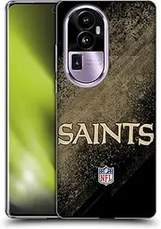 Head Case Designs Officially Licensed NFL Blur New Orleans Saints Logo Soft Gel Case Compatible with Oppo Reno10 Pro+