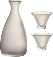 Wine Jug Glass Crafts Wine Glasses Traditional Sake Cup Japanese Sake Pot Set 3 Piece Practical Sake Set Sake Set Glasses Wine Glass