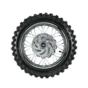 12mm 80/100-12'' Knobby Rear Wheel Tyre Rim Disc Brake for SSR125 Coolster 110cc
