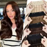 CLEARANCE Clip Wire in Real Remy Human Hair Extension Secret Ring Hairpiece Weft