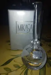 Mikasa Perfume Bottle Crystal Passion Slovenia NIB Curtain Call