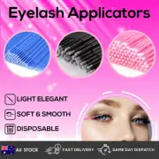 100PCS Disposable Eyelash Swab Applicator Micro Brush Mascara Tools Extension