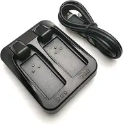 Dual-Port Charger for SRAM AXS/eTap Red Force Rival GX Eagle Battery, Both Batteries can be Quickly Charged at The Same Time, The Unit Came with USB C.