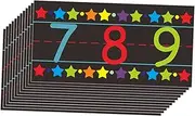 Homoyoyo 1set Alphabet and Numbers Decals for Educational Wall Decoration for Early Learning Playrooms and Classrooms