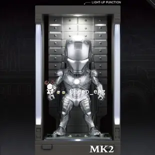 『現貨』羊蛋蛋 轉蛋 扭蛋 盒玩 正版 鋼鐵人3 裝甲格納庫 鋼鐵人 MK2 - MK5系列 公仔 盲盒 盲抽