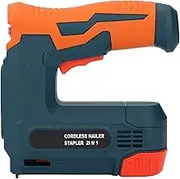 Electric Brad Nailer, Portable Cordless Brad Nailer with 3 Safety Switches, Battery Powered USB Charging Multifunctional Nail Gun for Upholstery, Carpentry and Woodworking Projects