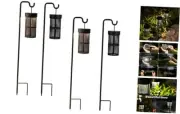 Hanging Solar Lantern Lights, Shepherd Hook Lights with 4 Shepherd Hooks,