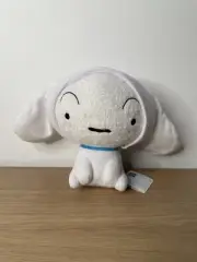 Banpresto 2022 Crayon Shin-Chan X Sanrio Cinnamoroll Shiro Dog Plush Toy 24cm