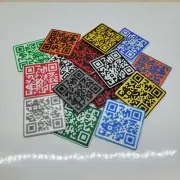 20x Custom 3D Printed URL QR Code Tiles / Cards / Labels 2"x2"