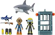 DevSeries SharkBite 2: Shark Cage Game Pack Two 2.75-Inch Action Figures with Accessories and Exclusive Virtual Item Code